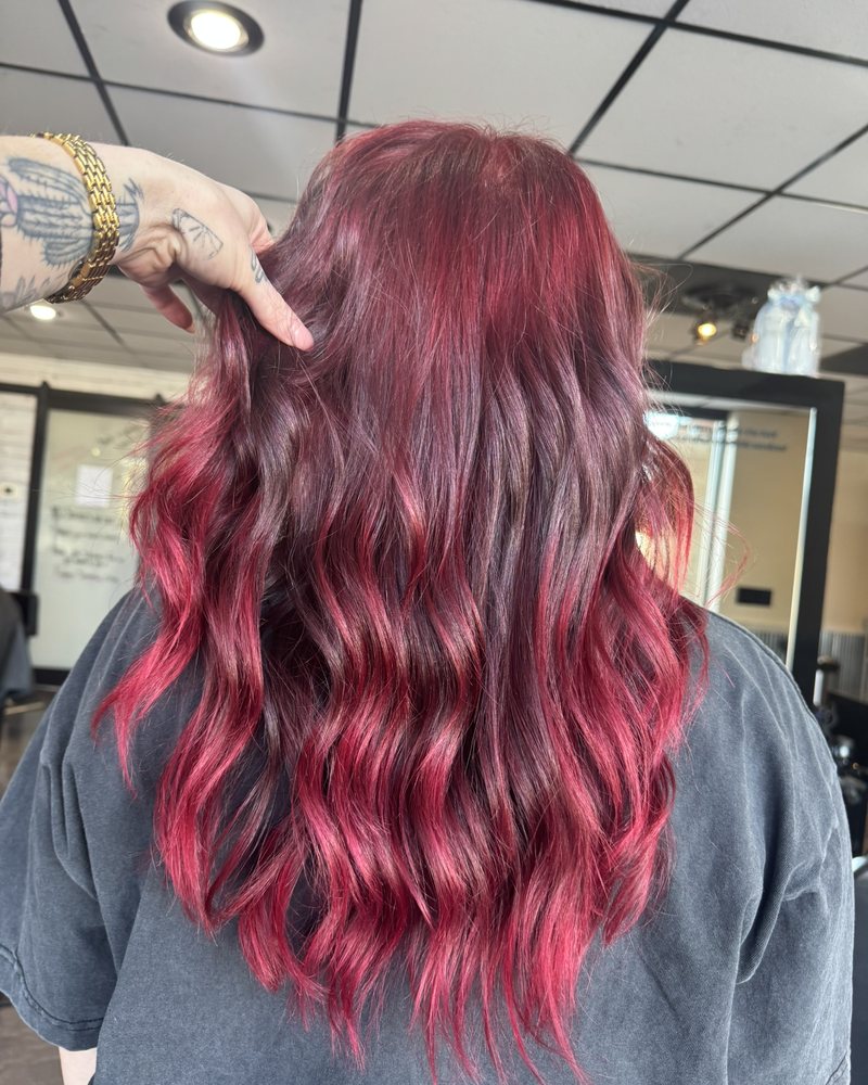 Deep red colour