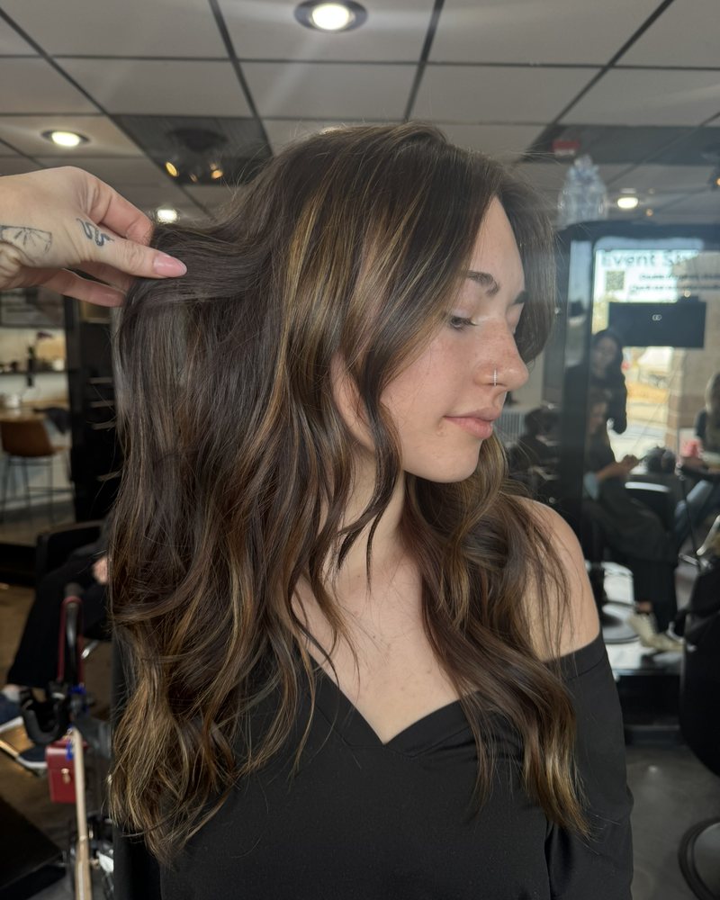 Rich brunette with dimension