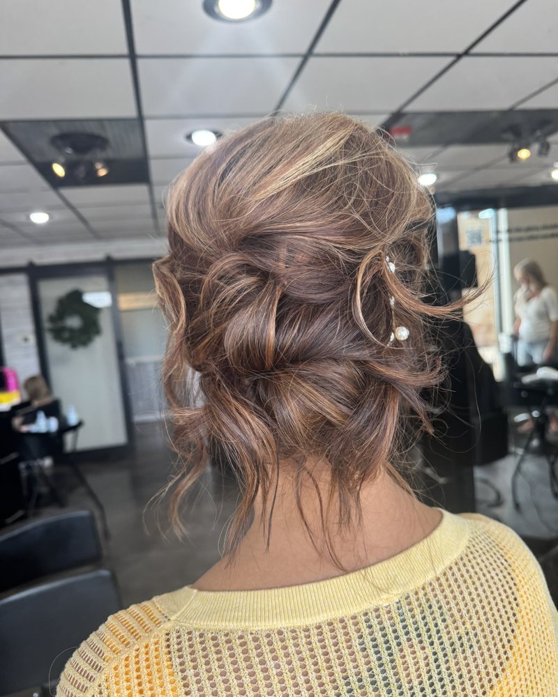 Bridal updo
